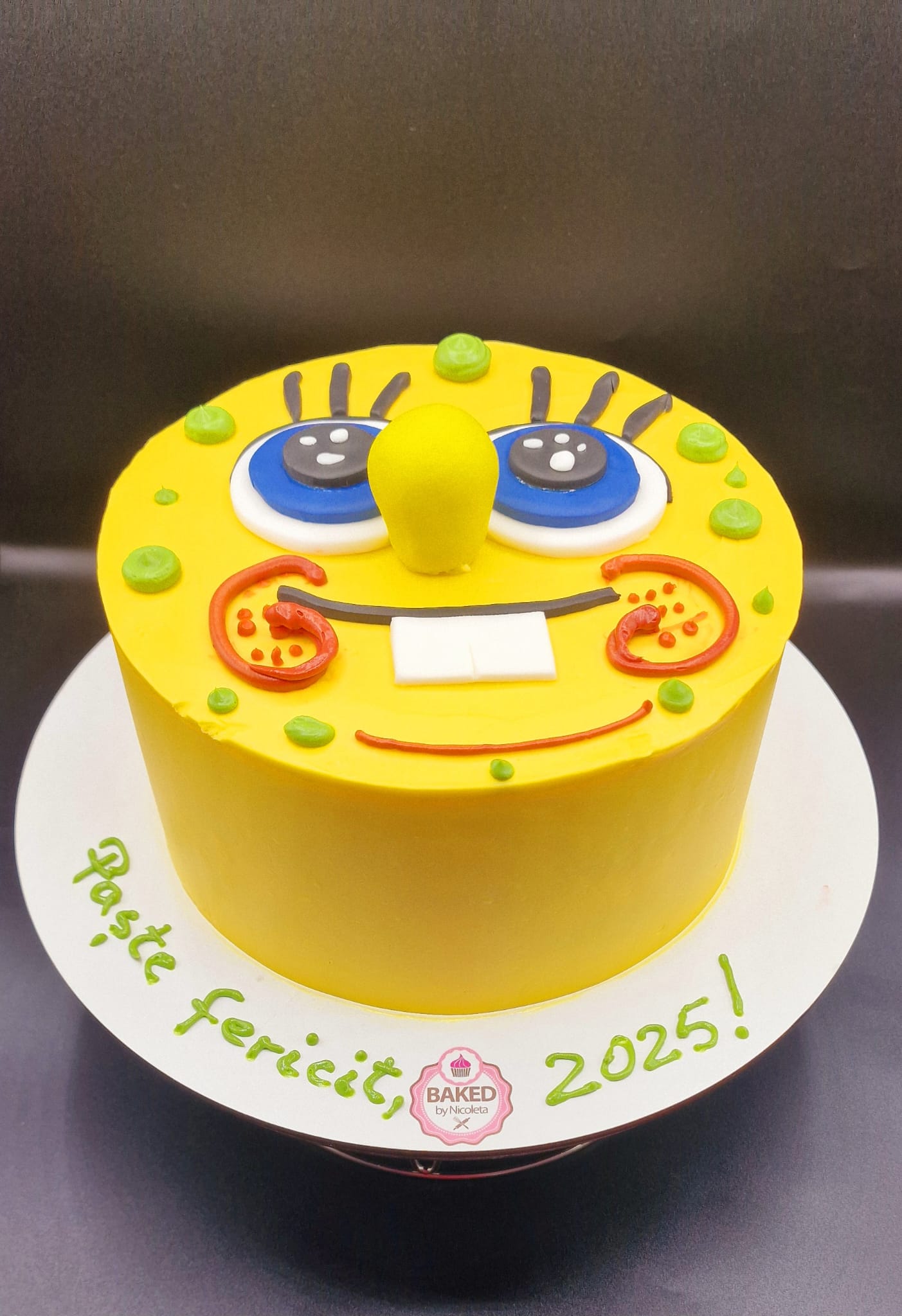 Bespoke custom celebration cake for Boys & Adventures handcrafted by Nicoleta
